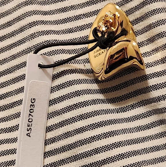 NWT 24k gold plated Amber Sceats Earrings - Picture 5 of 6